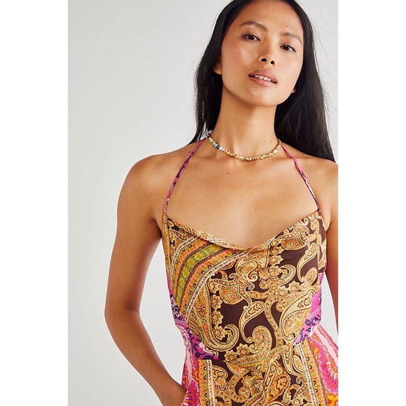 Free People Miranda Printed Jumpsuit - Picture 2 of 9